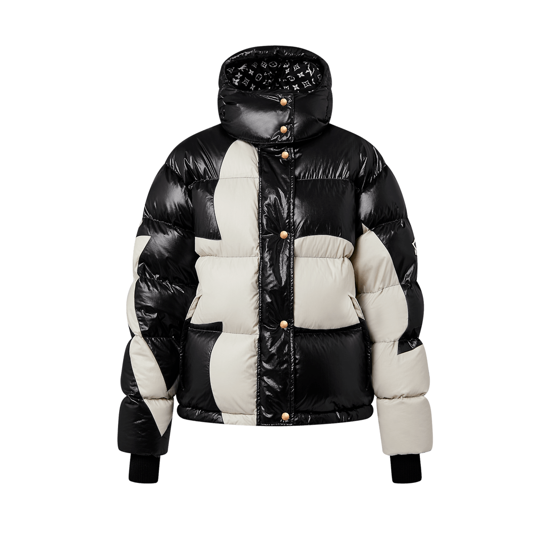 LOUIS VUITTON アブストラクトモノグラムフラワーパファジャケット