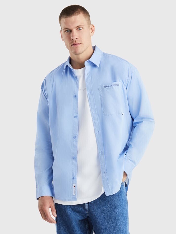 TOMMY JEANS CLASSICS LOGO EMBROIDERY RELAXED SHIRT