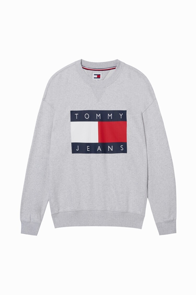 TOMMY JEANS 릴렉스 빅플래그 스웨트셔츠