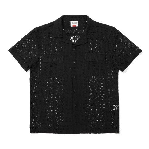 EXTRAORDINARY LACE SHIRT BLACK