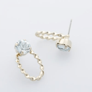raffia 【JC1839】Jewel Casket / Haneul pierced