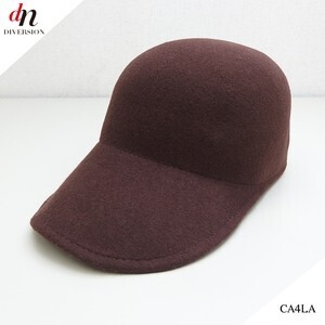CA4LA FELT CAP  BROWN