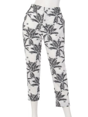 GREED International LILY JACQUARD Cropped Pants