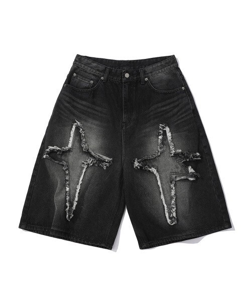 MAINBOOTH Spark Denim Shorts