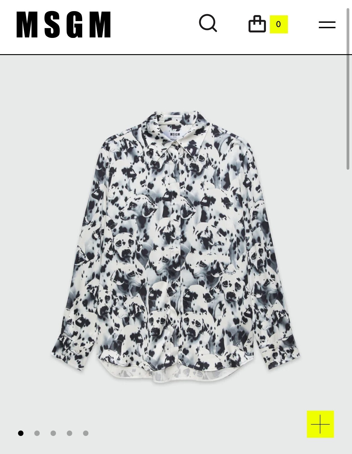 MSGM ダルメシアンシャツ