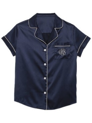 Ravijour ALL DAY SATIN SHORT SHIRT