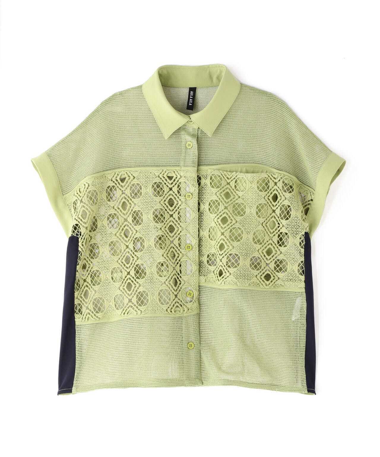 AULA AILA LACE LINE SHIRT