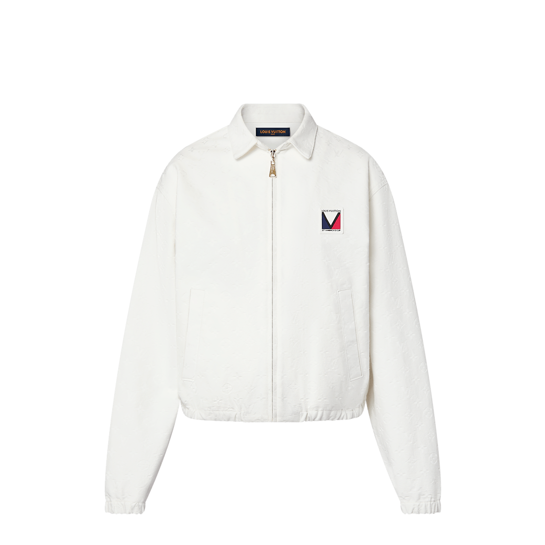 LOUIS VUITTON LV x ACエンボスモノグラムボンバージャケット