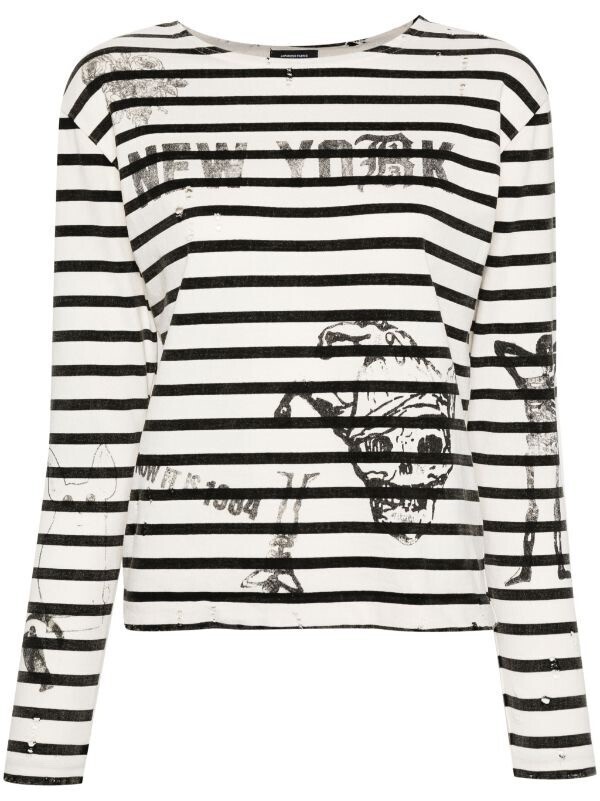 R13 Breton Tシャツ