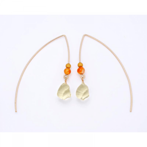 VERITE 【114660060781】VERITE / K14GFレモンクォーツ ピアス