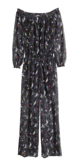 H&M Off-the-shoulder jumpsuit