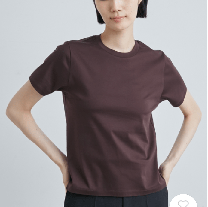 MIESROHE Ｏｒｇａｎｉｃ／ＣコンパクトＴシャツ
