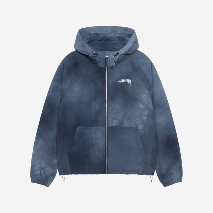 STUSSY WAVE DYE BEACH SHELL JACKET