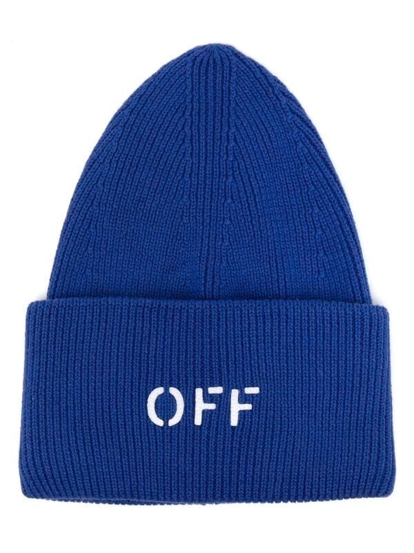Off-White ロゴ ビーニー
