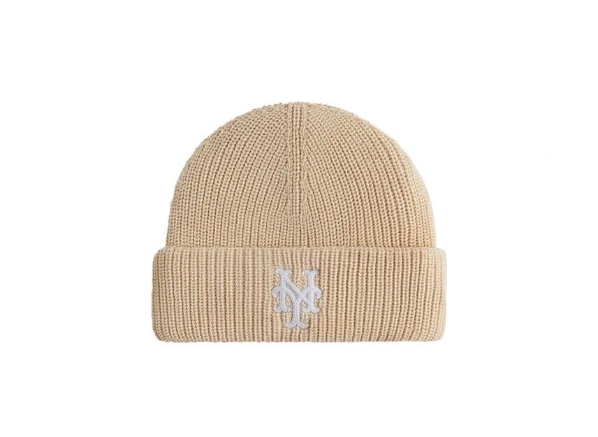 KITH Kith & '47 for the New York Mets Mia Beanie "Sandrift"