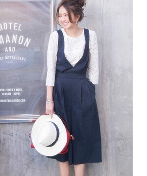 LAISSE PASSE ジャンパーガウチョパンツ