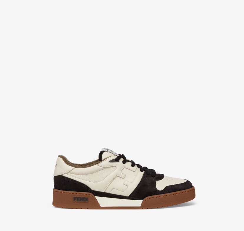 FENDI フェンディ マッチ スニーカーブラックスエード ロートップ