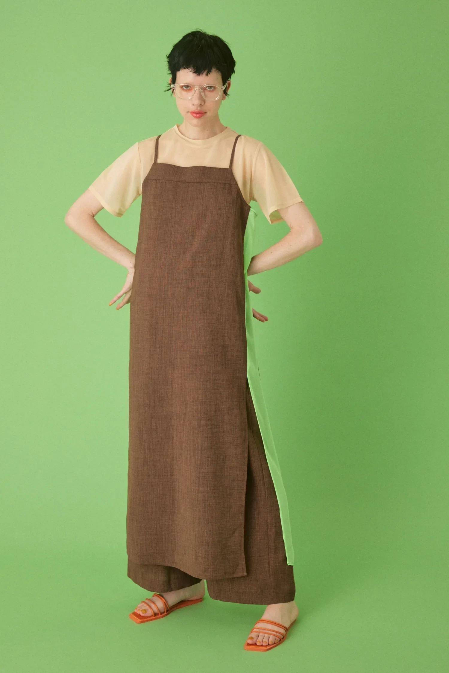 HeRIN.CYE Side line cami dress サイドラインキャミドレス