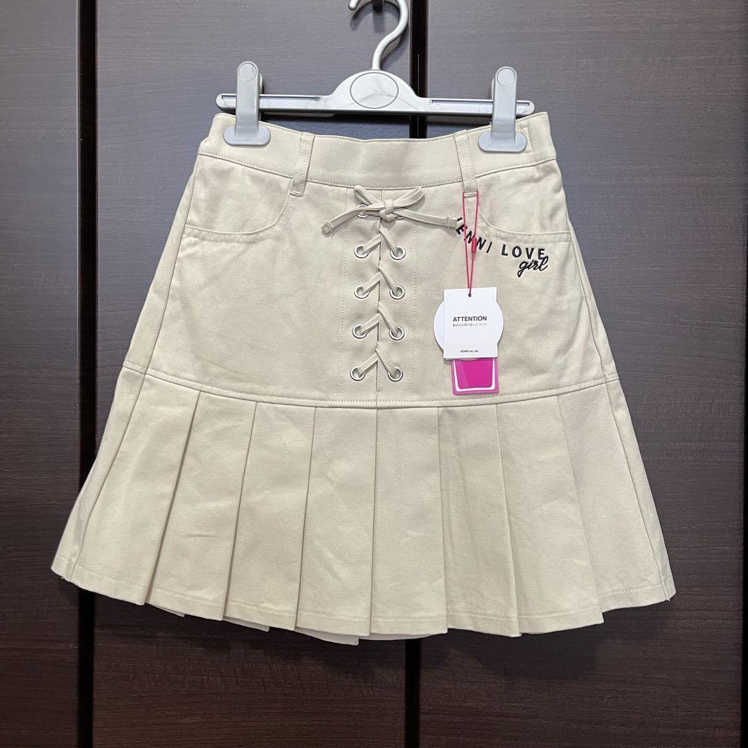 JENNI love レースアッププリーツスカート