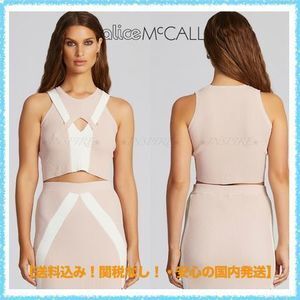 Alice McCall カットアウトノースリーブブラッシュトップス