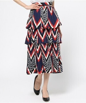 STYLENANDA ジオメトリックフリルスカート
