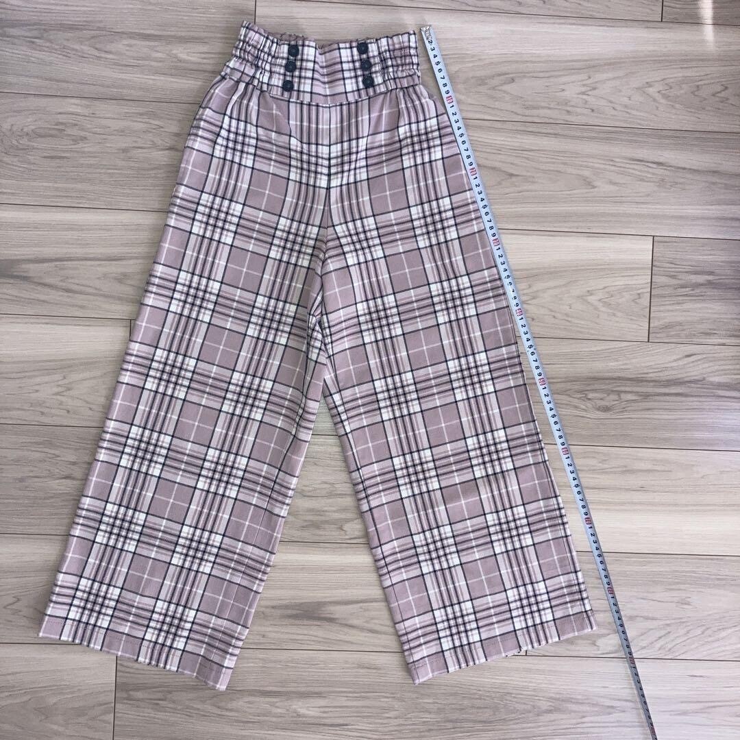 GU チェック柄セットアップ