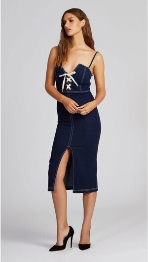 Alice McCall WALK ON DRESS INDIGO