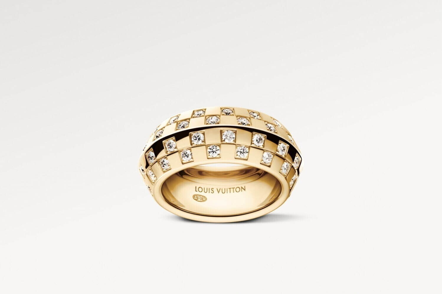 LOUIS VUITTON リング YG×Dia (9mm)