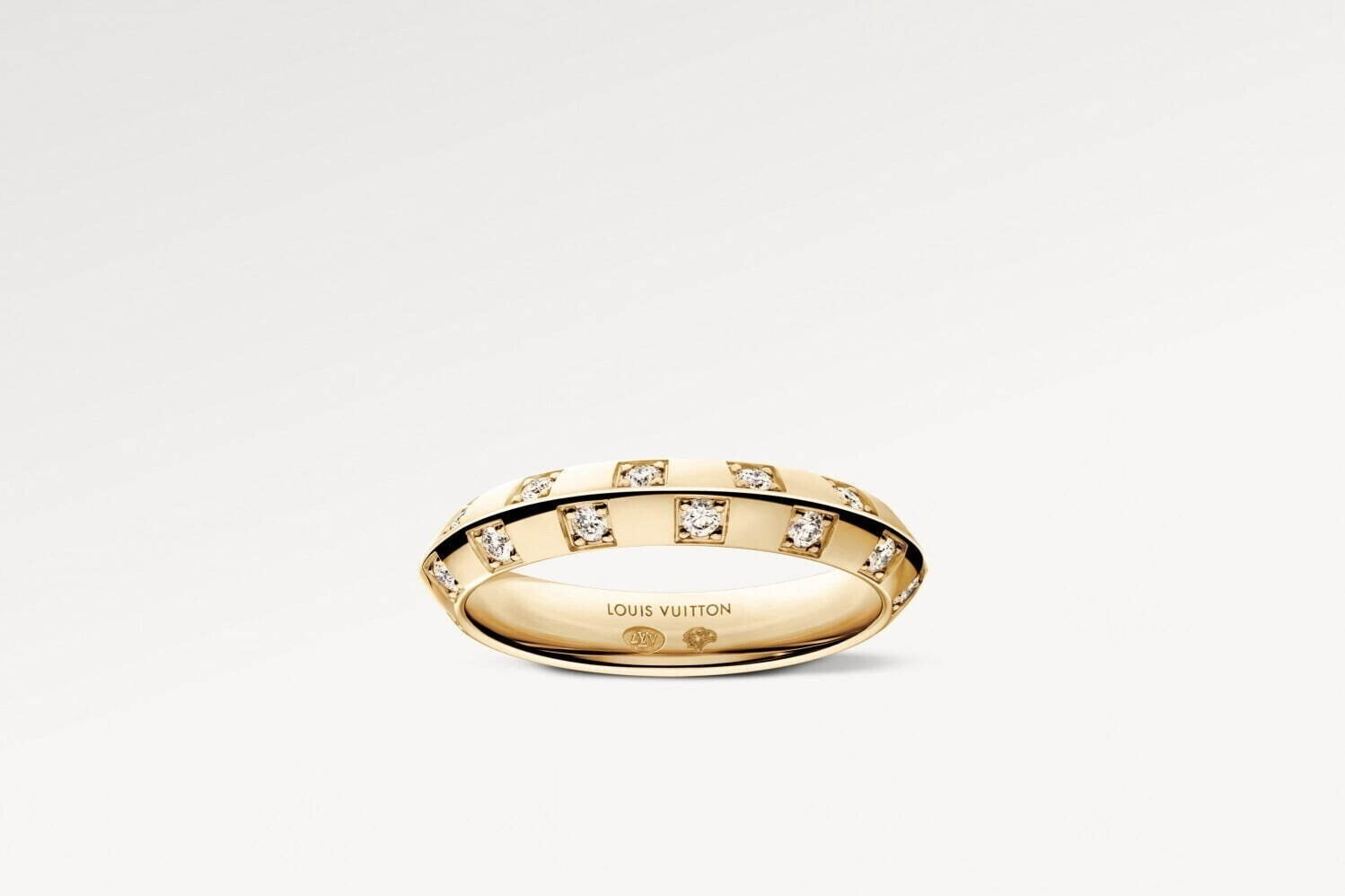 LOUIS VUITTON リング YG×Dia (3.5mm)