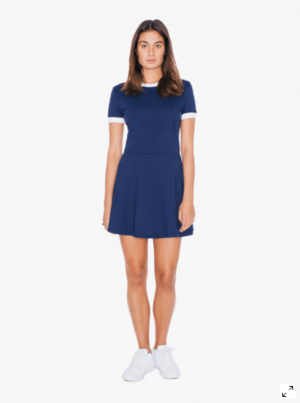 Americanapparel Ringer Tee Dress