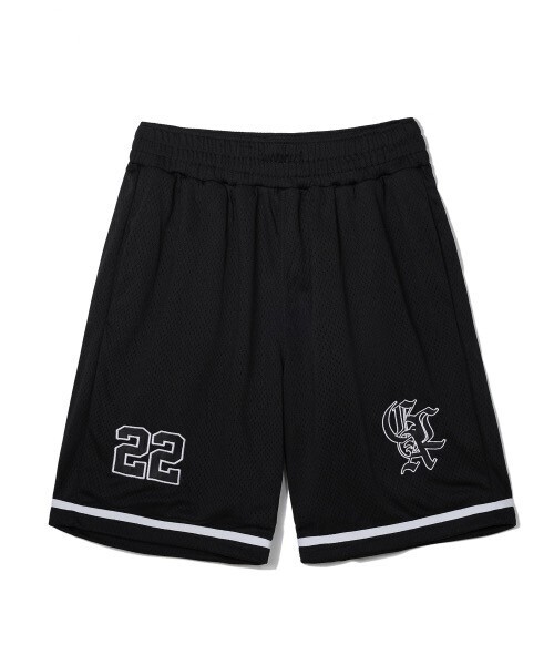 GOTTER GALLERY GOTHIC SYMBOL BASEBALL JERSEY SHORTS_BK