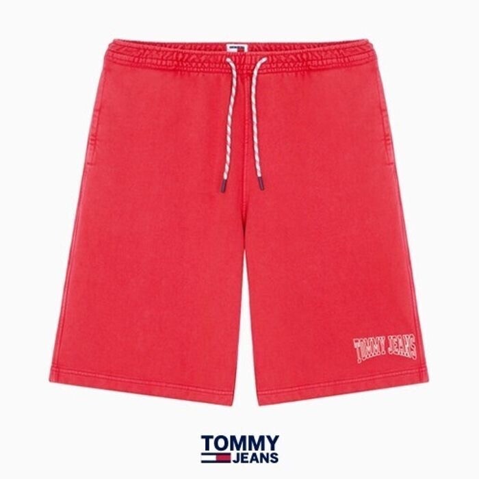TOMMY JEANS TJベスケットボールスウェットハーフパンツ