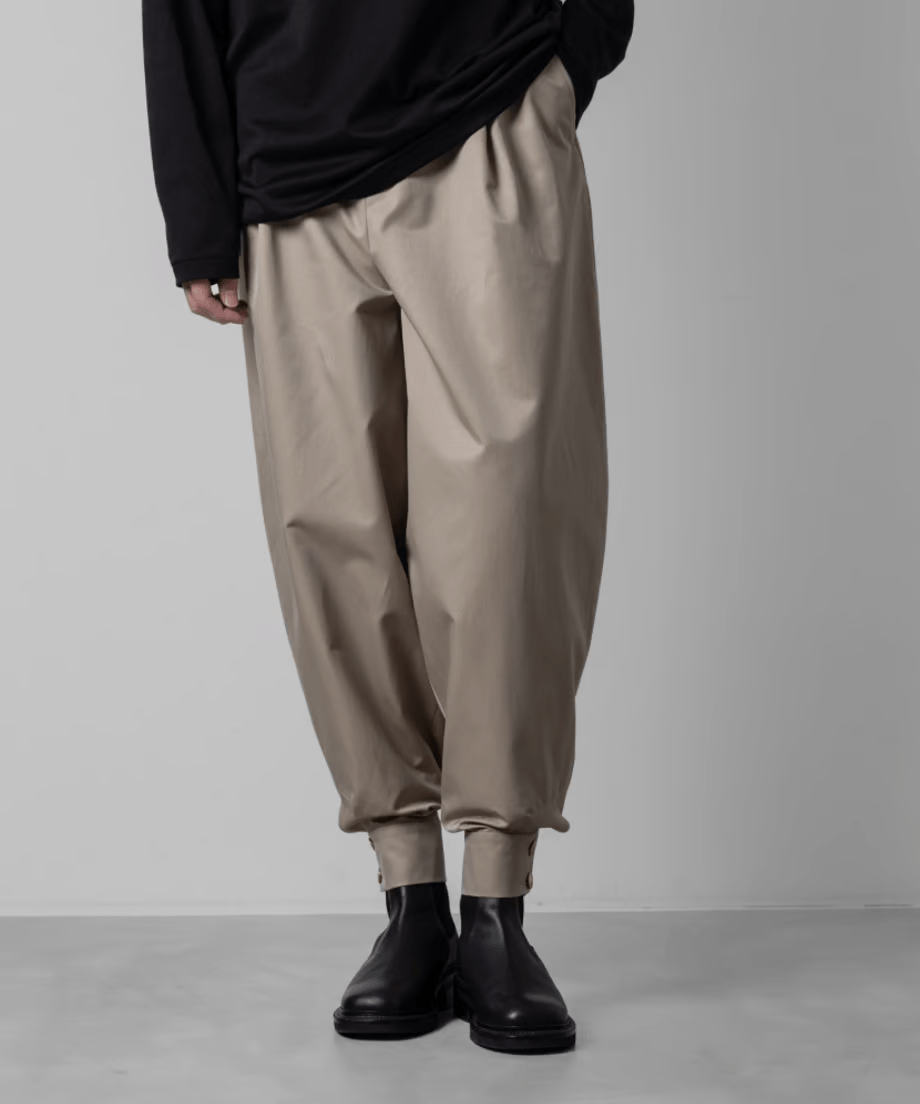 ato COTTON CUFFS PANTS