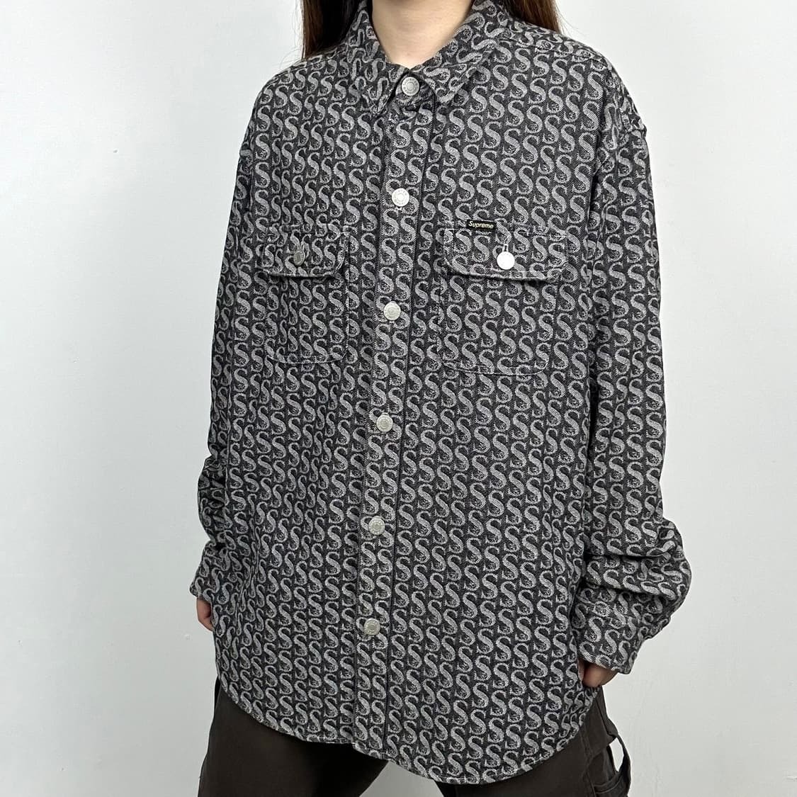 Supreme Supreme Monogram Black Shirt