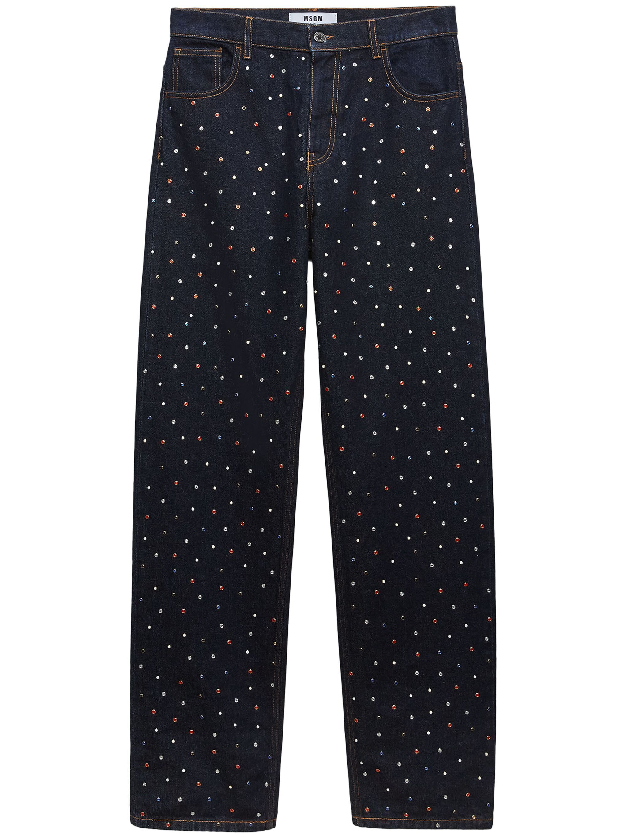 MSGM スタッズトリム ジーンズ
