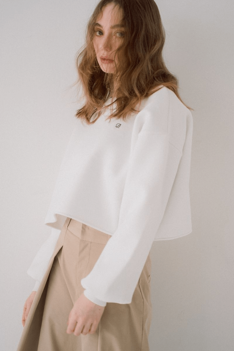maison de Dolce. リペルスウェット【white】