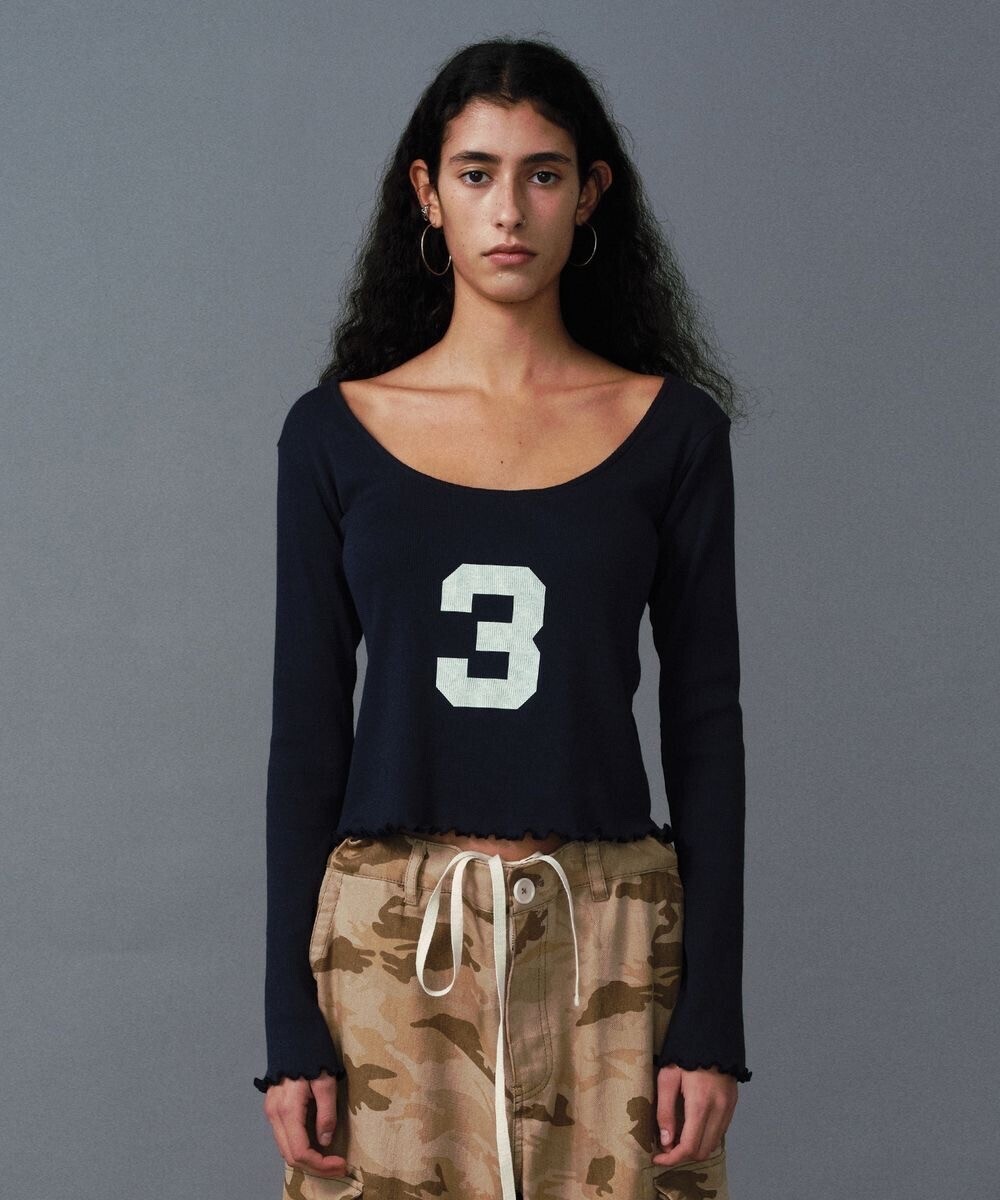 s/e/o 3 SCOOP NECK TOP