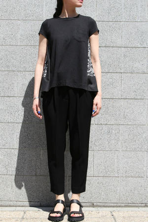 sacai Bandana Print Flare T-Shirts