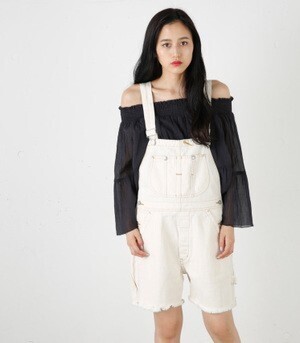 moussy 【MOUSSY/マウジー】オーバーオール ショートパンツ|シェルター公式通販サイト|SHEL'TTER WEB STORE
