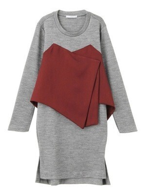 UN3D. BUSTIER LAYERED SWEAT OP