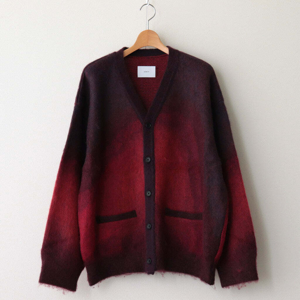 ssstein GRADATION MOHAIR CARDIGAN