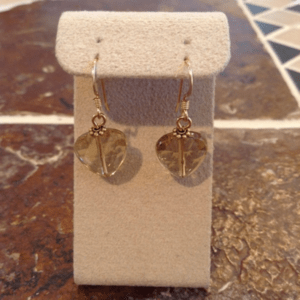 MIQUILA レモンクォーツピアス
