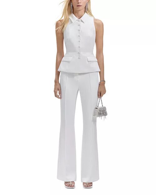 Self-Portrait Crepe Jumpsuit