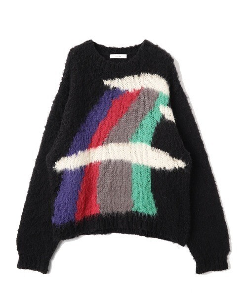 Jieda MOHAIR RAINBOW KNIT