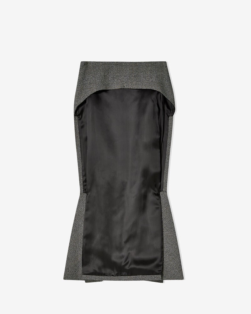 PRADA Wool Midi-Skirt