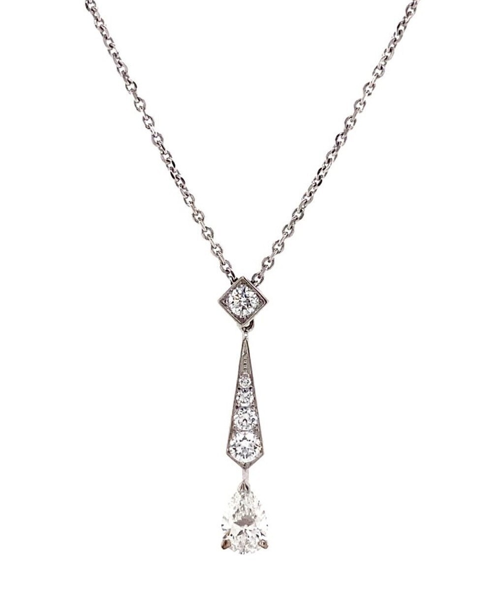 CHAUMET "Josephine" pendant necklace with diamonds in white gold