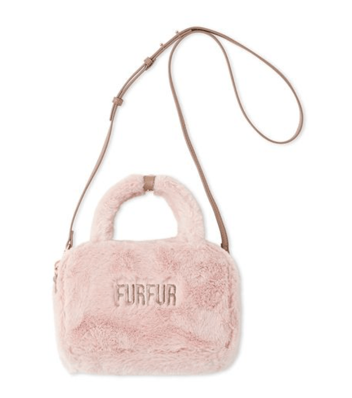 FURFUR エコファースクエアボストンバッグ