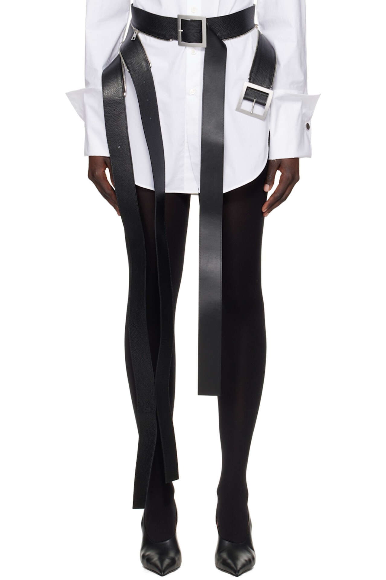 JEAN PAUL GAULTIER SSENSE限定 ブラック The Triple ベルト