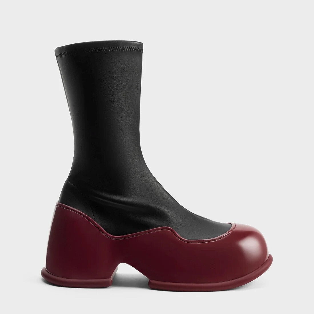 CHARLES & KEITH Pixie ピクシー パテントカーフブーツ