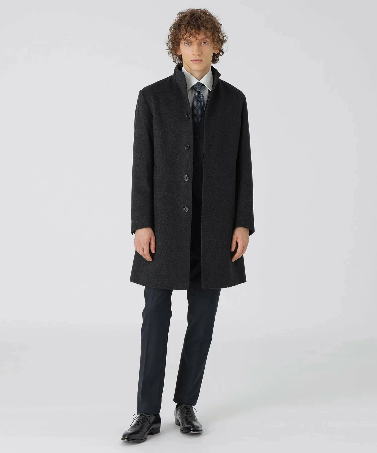 BLACK LABEL CRESTBRIDGE カルゼビーバースタンドカラーコート